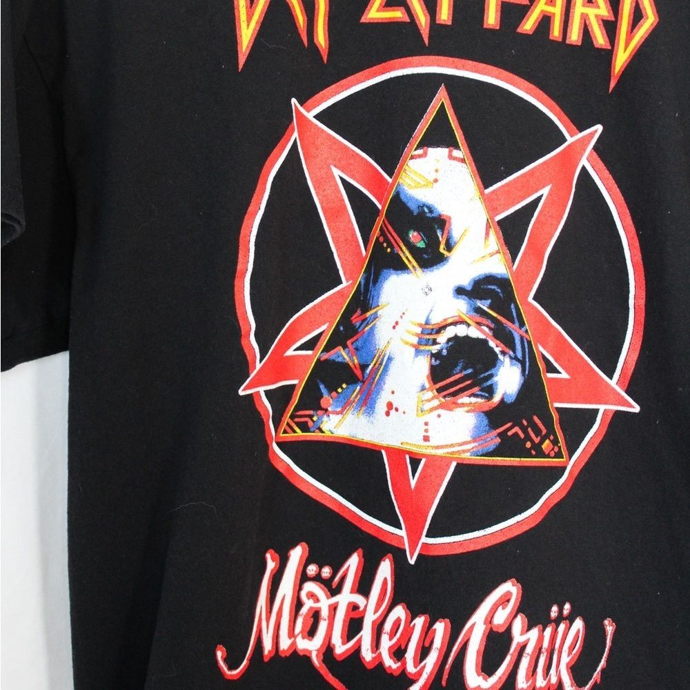 Def Leppard Motley Crue The Stadium Tour Tee 2022 Extra Large - Picture 4 of 7